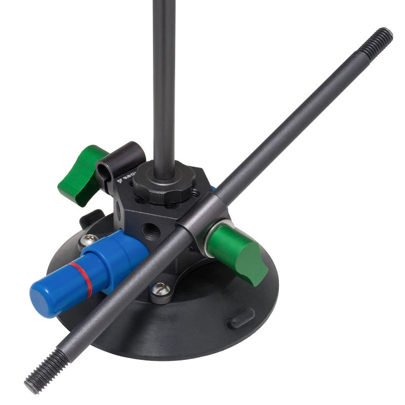 9.Solutions Suction Cup, Unique Cheese Block, 3/8" Rod Clamps on Any Side, 9.VB5105, Duty Power-Grip Industrial Suction Plate for car Mount - Image 3